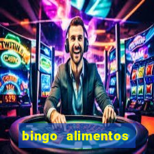 bingo alimentos para imprimir